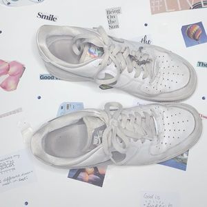 Nike Air Force 1 Shoes with Holographic Logo